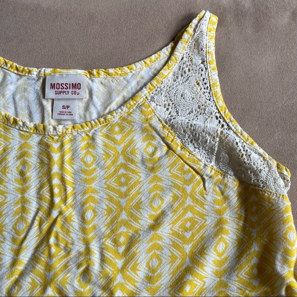 Yellow Southwestern Tank